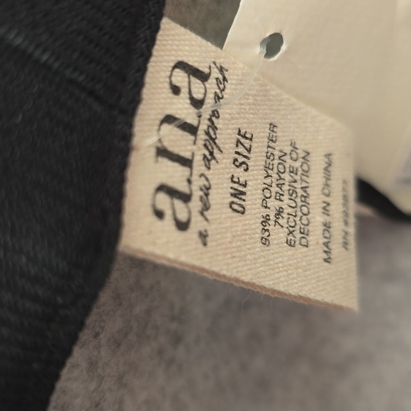 A.N.A BRAND WOMEN'S GRAY & BLACK HAT ONE SIZE FITS MOST - Picture 4 of 11